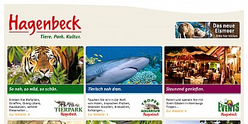 Hagenbecks Tierpark Homepage