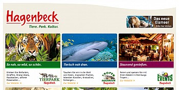 Hagenbecks Tierpark homepage