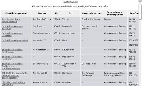 Nada-Akupunktur Homepage Screenshot 2