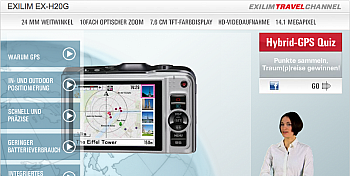 Casio Exilim microsite