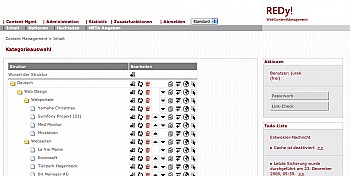 Redy content management system