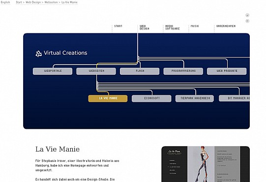 Virtual Creations v3 Homepage Screenshot 6