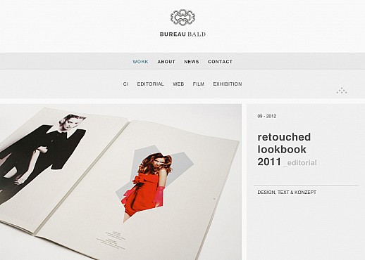 Bureau Bald responsive webpage Screenshot 1