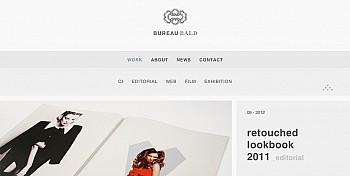 Bureau Bald responsive webpage