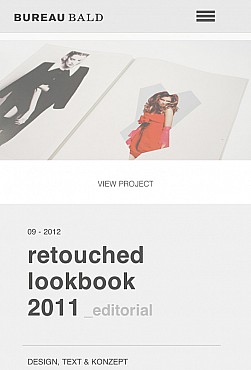 Bureau Bald responsive webpage Screenshot 4