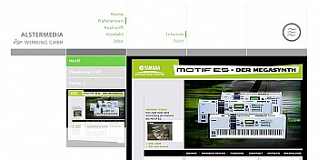 Alster Media homepage